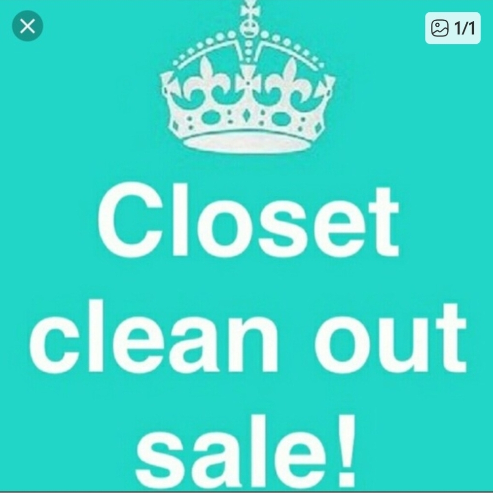 Closet Clean Out Sale Poster